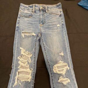 American Eagle Ripped Skinny Jeans
